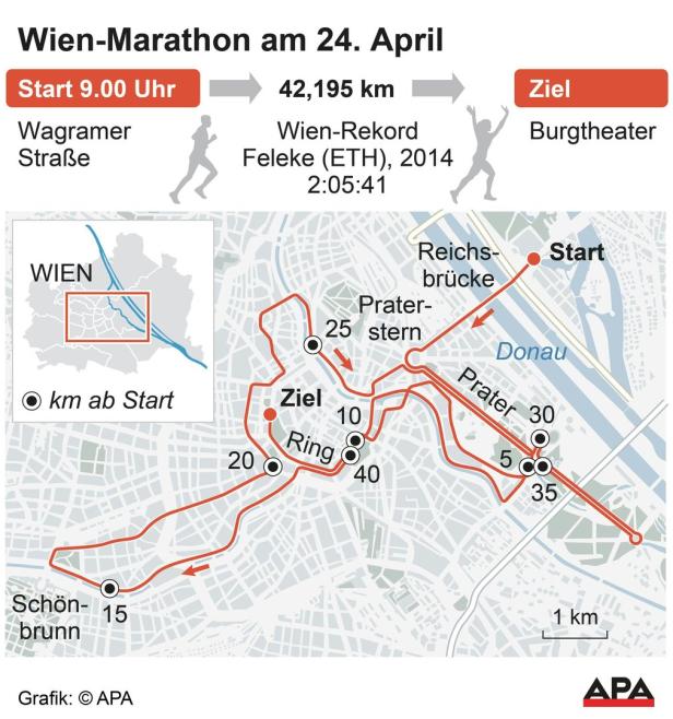 Beim Wien-Marathon sollen wieder Rekorde purzeln