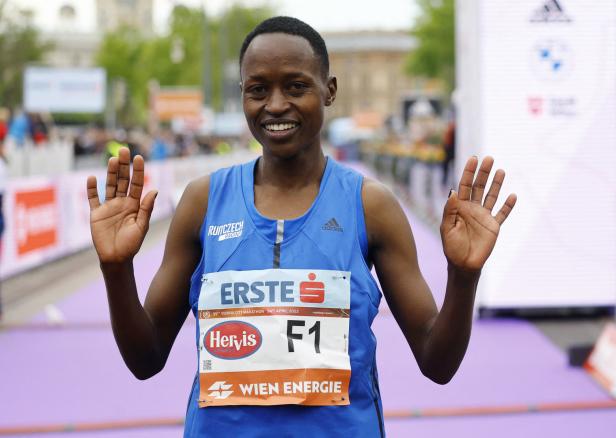 Kenianische Festspiele beim Vienna City Marathon