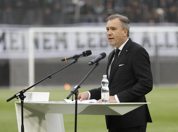 FUSSBALL-BUNDESLIGA / NACH DEM TOD VON IVICA OSIM: GEDENKVERANSTALTUNG SK PUNTIGAMER STURM GRAZ: JAUK