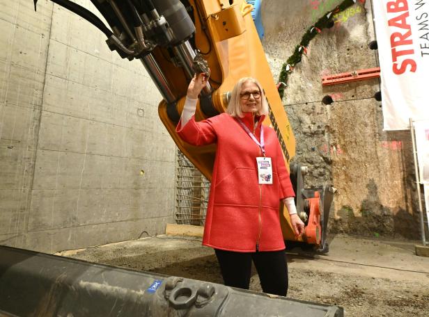U2-Bau: Der Tunnelanstich beim Matzleinsdorfer Platz ist erfolgt