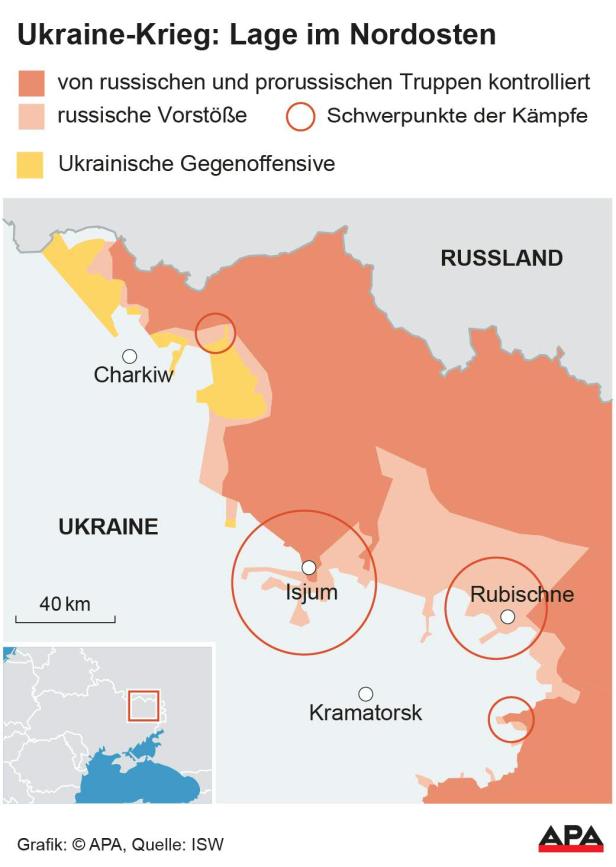 Ukraine-Krieg: Lage im Nordosten