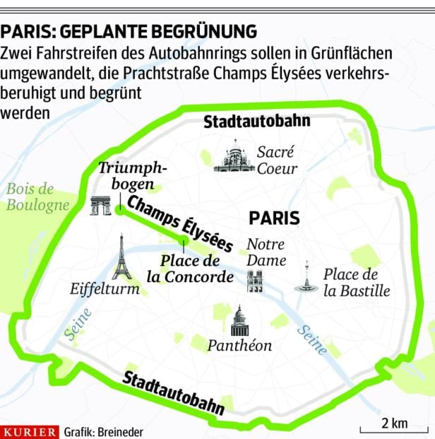 Frischer Zauber für die Pariser Prachtstraße Champs-Élysées