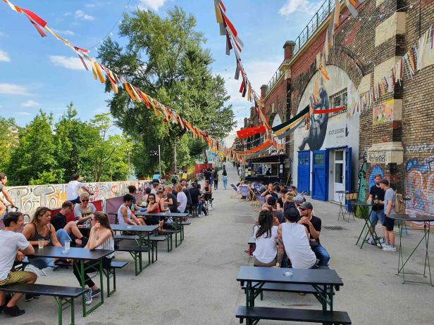 Eröffnungswochenende der Kulturterrasse am Kanal