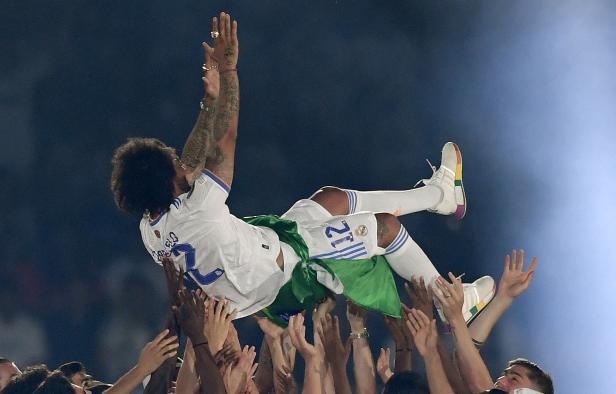 400.000 Real-Fans feierten mit David Alaba und Rekordspieler Marcelo
