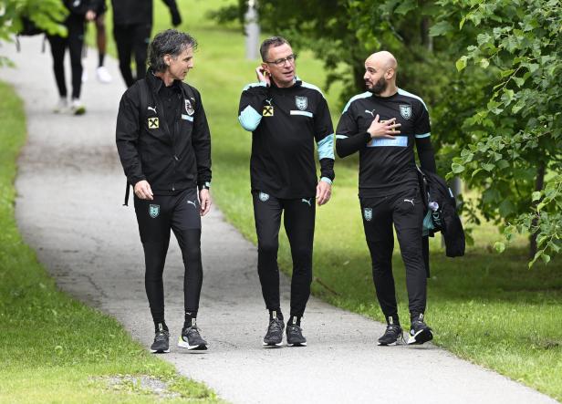 Der Start mit Teamchef Rangnick: "Des is ja eh nur a Schaulaufen"