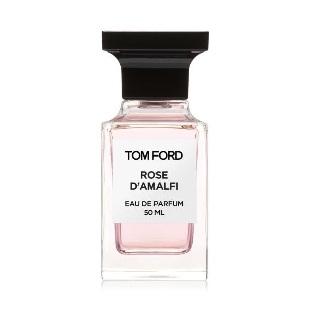 Eine Flasche „Tom Ford Rose D’Amalfi“ Eau de Parfum.