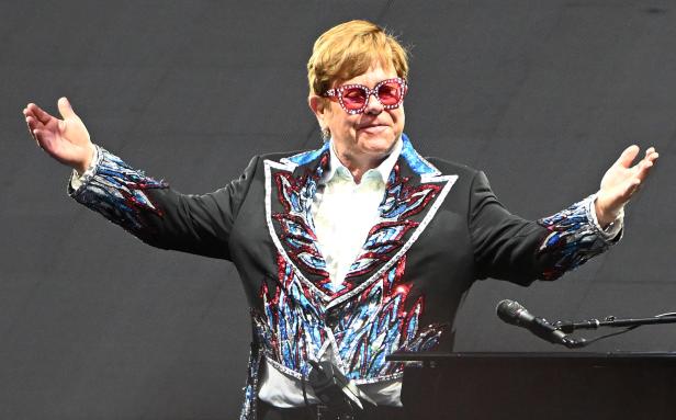 Elton John Elton John performs in Milan