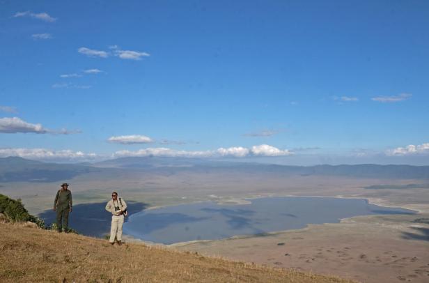 Der Ngorongoro Krater in Tansania: Buffet für die Löwen