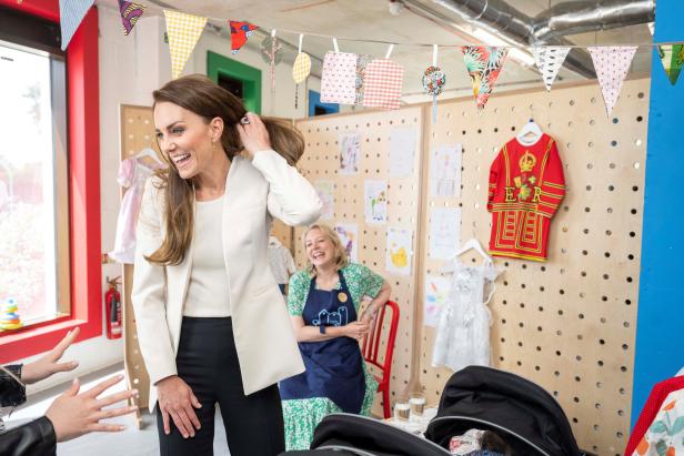Britain's Catherine, Duchess of Cambridge visits Little Village, Brent, London