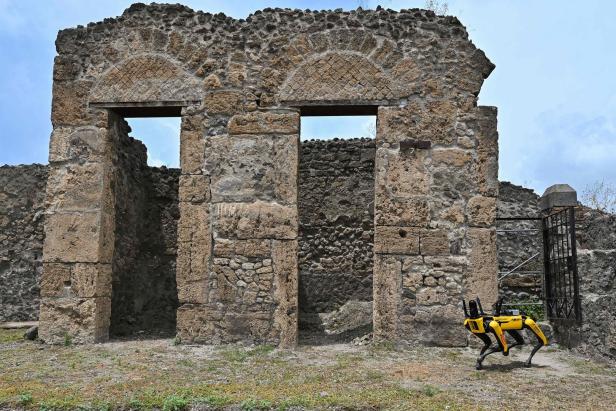 Auf Simmering folgt Pompeji: Roboterhund wacht über Anlage