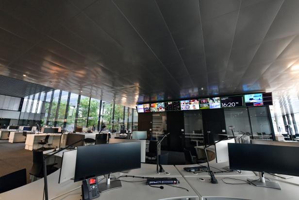 Neuer ORF-Newsroom: Die "WG" am Küniglberg wird bezogen