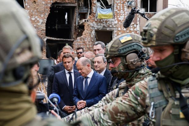 Scholz, Draghi, Macron in der Ukraine: Eine gute und viele schlechte Nachrichten