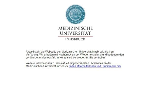 Hacker-Angriff auf die Med-Uni in Innsbruck