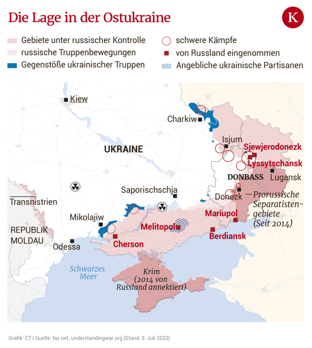Putin erreicht wichtiges Kriegsziel in der Ukraine
