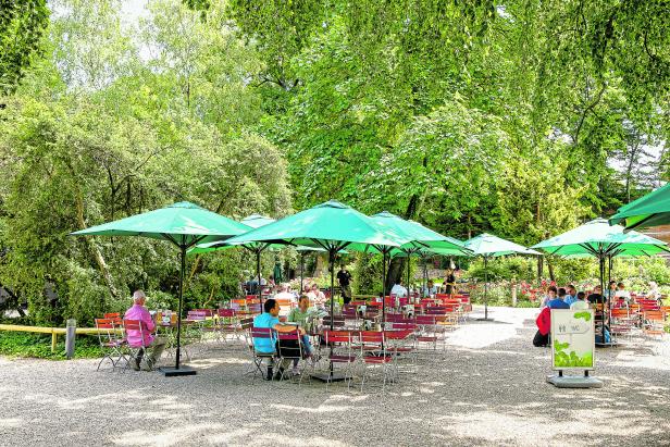 Stöckl im Park