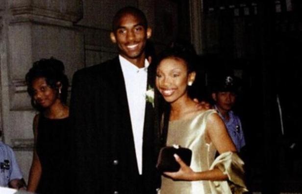 Kobe Bryant und Brandy Norwood bei Brandys Abschlussball.