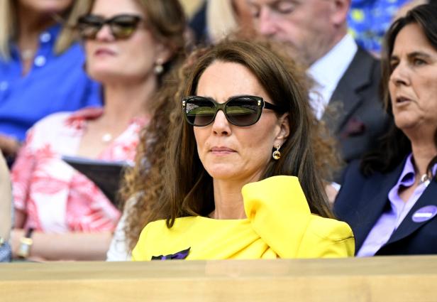 Ohne William, dafür mit Hollywoodstar: Kates Wow-Auftritt in Wimbledon