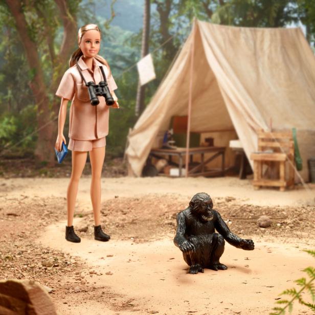 Jane Goodall-Barbie: Das berühmte Püppchen ist jetzt Affenforscherin