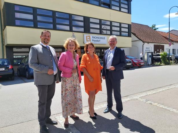 Poysdorf: Fachschule wird Ort zum Arbeiten und Wohnen