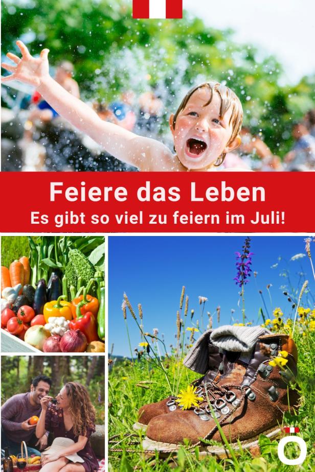 Feiere das Leben im Juli