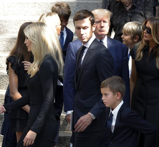 Donald Trump und Familien-Clan erweisen Ivana letzte Ehre