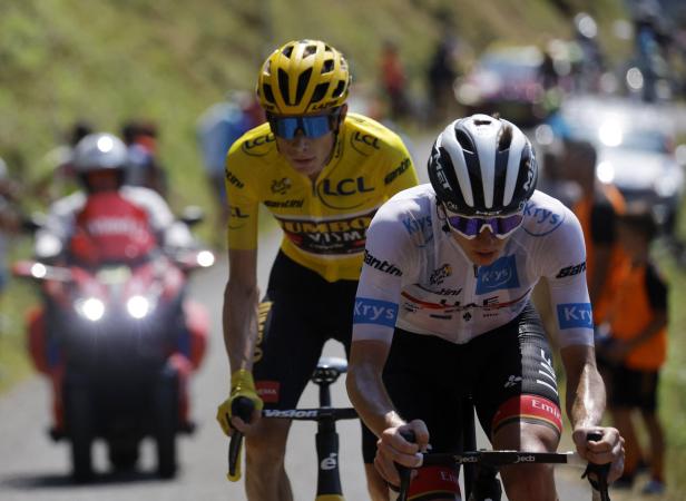 Tour de France: Pogacar stürzt, Vingegaard baut den Vorsprung aus