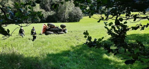 Bezirk Scheibbs: 90-Jähriger bei Unfall mit Traktor verletzt