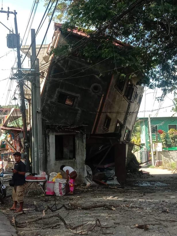 Earthquake aftermath in Abra province, Philippines