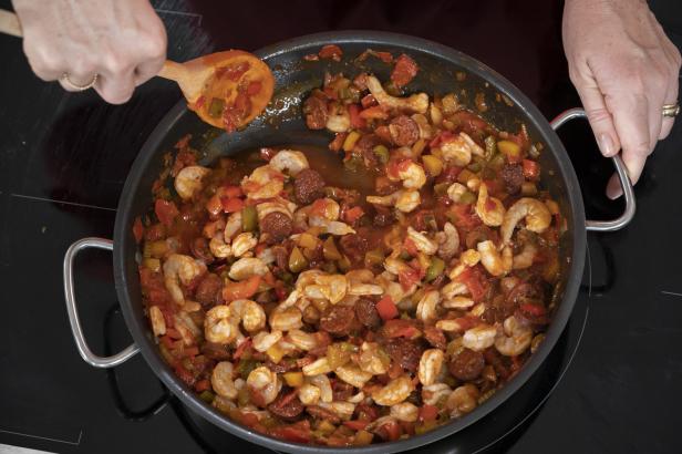 Gartenfrisch aus dem Kochsalon: Paprika Shrimp-Gumbo mit Chorizo