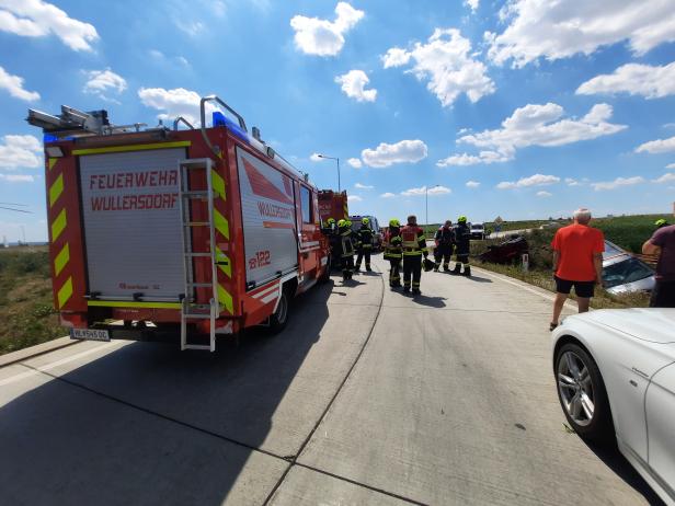 Vier Verletzte bei Verkehrsunfall im Bezirk Hollabrunn