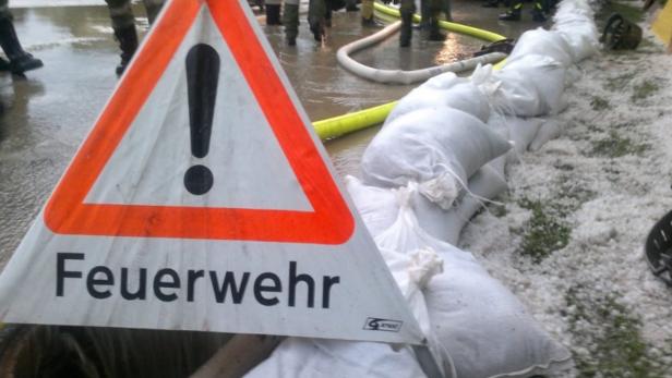 Unwetter brachten wieder Überflutungen in Oberösterreich