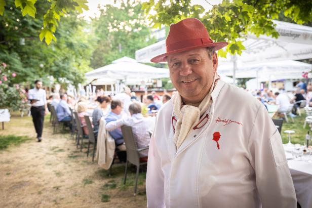 Harald Brunner bei einer Freizeitveranstaltung im Park.