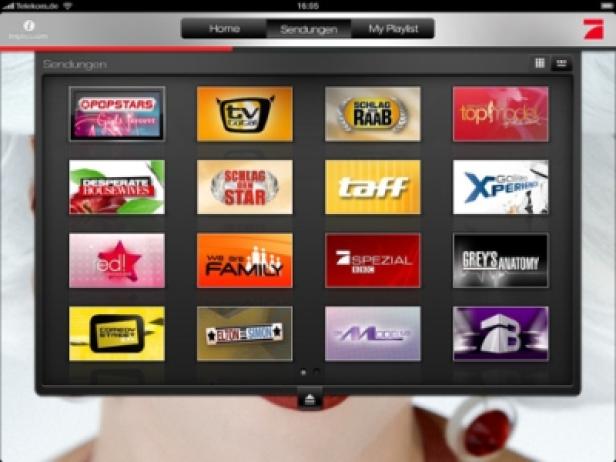 ProSieben-Programm-Pad