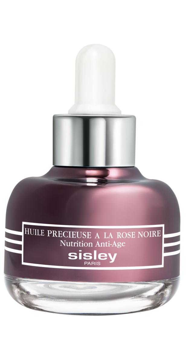 Eine Flasche „Huile Precieuse a la Rose Noire“ von Sisley Paris.