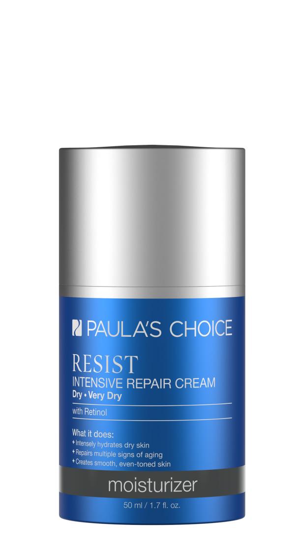 Eine Dose „Resist Intensive Repair Cream“ von Paula's Choice für trockene bis sehr trockene Haut.