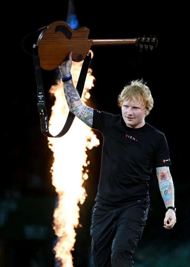 Ed Sheeran live in Wien: Faszinierender Solist, versierter Entertainer