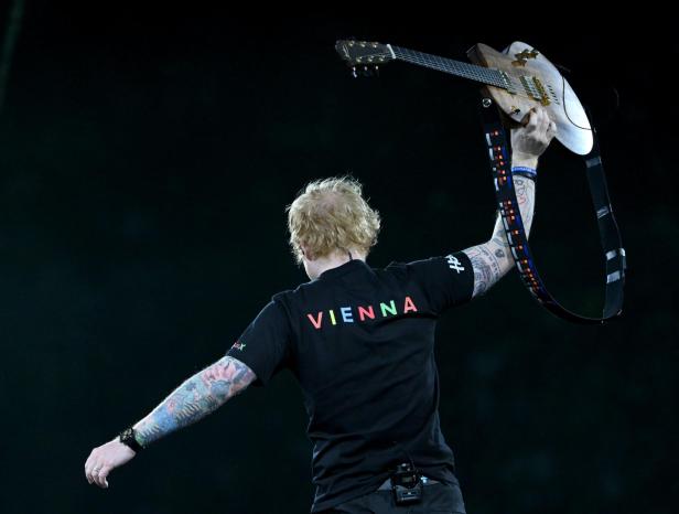 Ed Sheeran in Wien: Das sind die Bilder vom Wien-Konzert