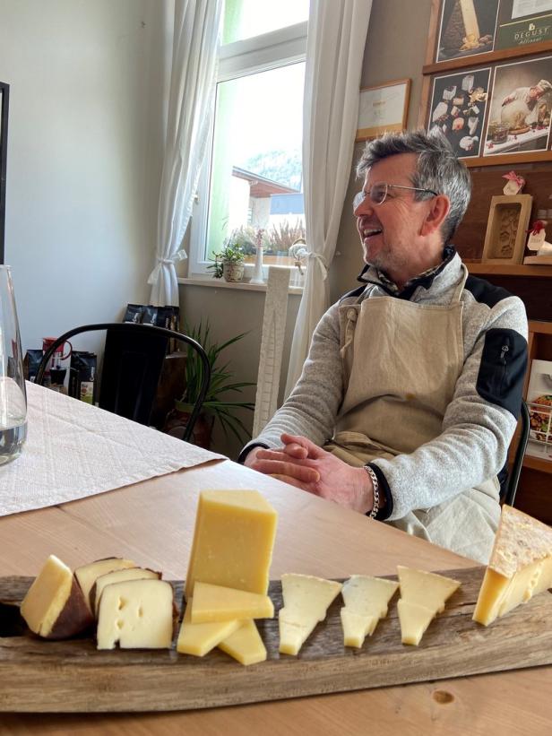 Gebunkert, um zu reifen: Käse aus Südtirol