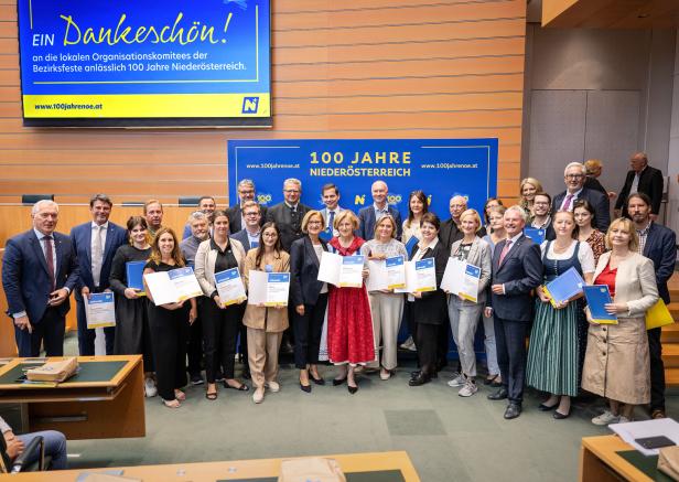 Landhausfest in St. Pölten im Zeichen von "100 Jahre NÖ"