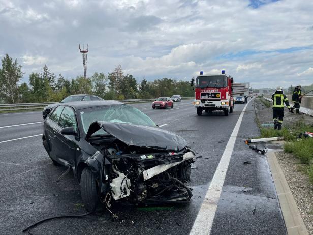 Unfallserie auf der Südautobahn im Bezirk Neunkirchen
