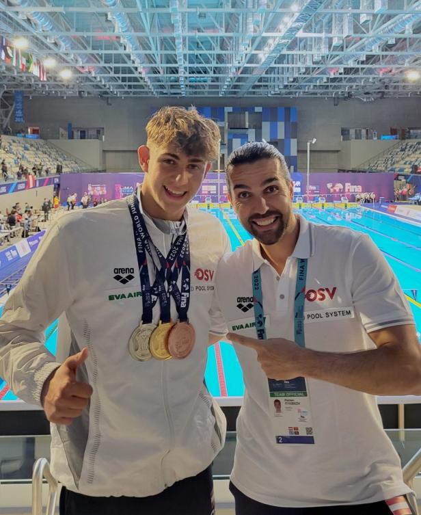 Schwimm-Ass Luka Mladenovic komplettiert den WM-Medaillensatz