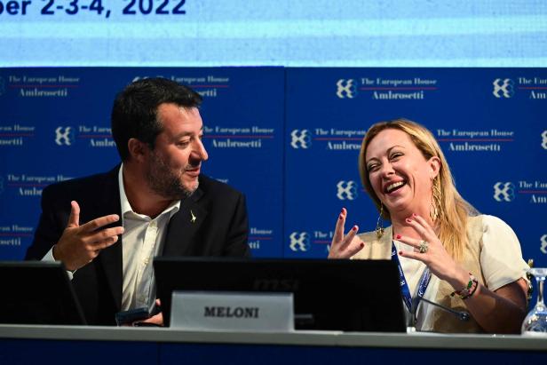 Rechtsbündnis: Salvini und Meloni schon vor Wahl im Clinch