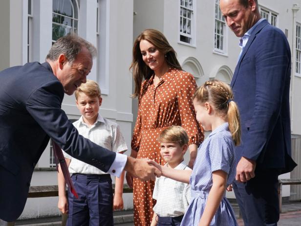 So sah der erste Schultag von Prinz Williams & Kates Kindern aus