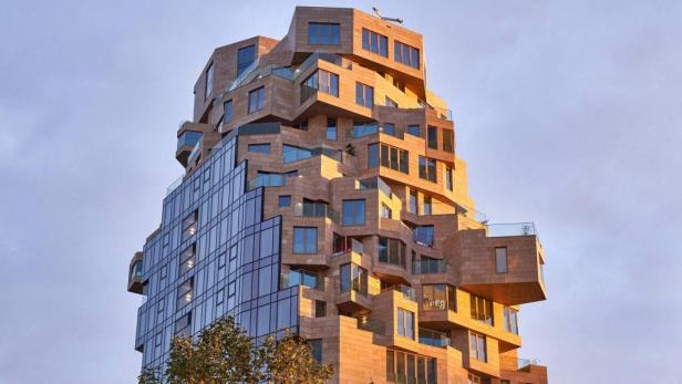 Das ungewöhnliche Design des Büro- und Wohngebäudes „Valley“ in Amsterdam.