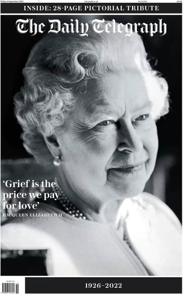"Grief is the price we pay for love": Pressestimmen zum Tod der Queen