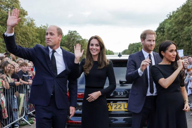 William, Harry, Kate & Meghan: Erster gemeinsamer Auftritt nach dem Tod der Queen