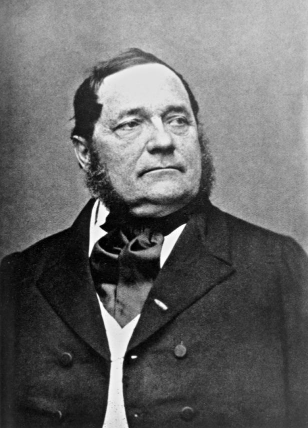 Ein Porträt des deutschen Juristen Carl Joseph Anton Mittermaier.