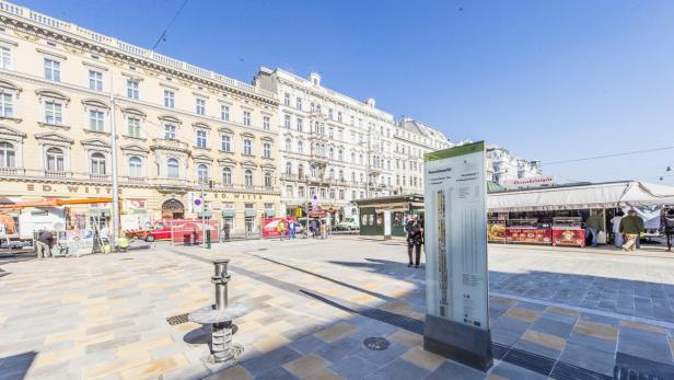 Neue Begegnungszone am Naschmarkt eröffnet