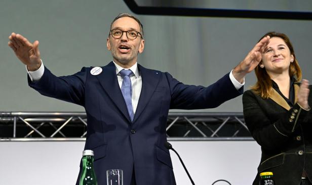 "Kapitän" Herbert Kickl mit 91 Prozent als FPÖ-Chef bestätigt