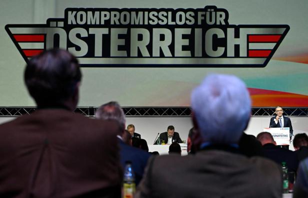 "Kapitän" Herbert Kickl mit 91 Prozent als FPÖ-Chef bestätigt